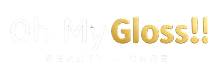 logo de oh my gloss para fondo oscuro