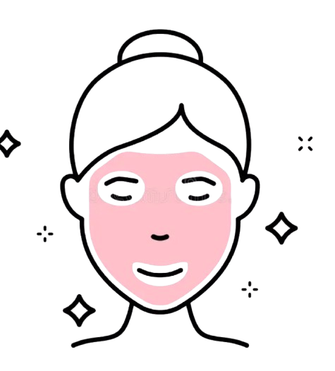 rostro con estrellas dibujo